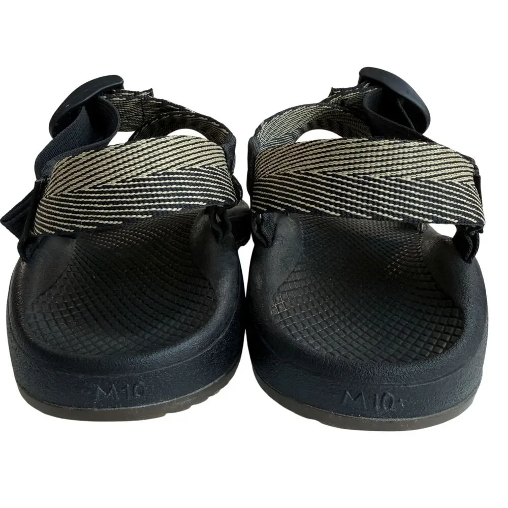 Chaco Mega Z/Cloud Men's Sport Hiking Sandals Odds Wide Black Tan Size 10